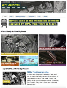 WPT Archives: Exploring Our Past