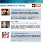 Keep up-to-date on WPT News and Public Affairs coverage