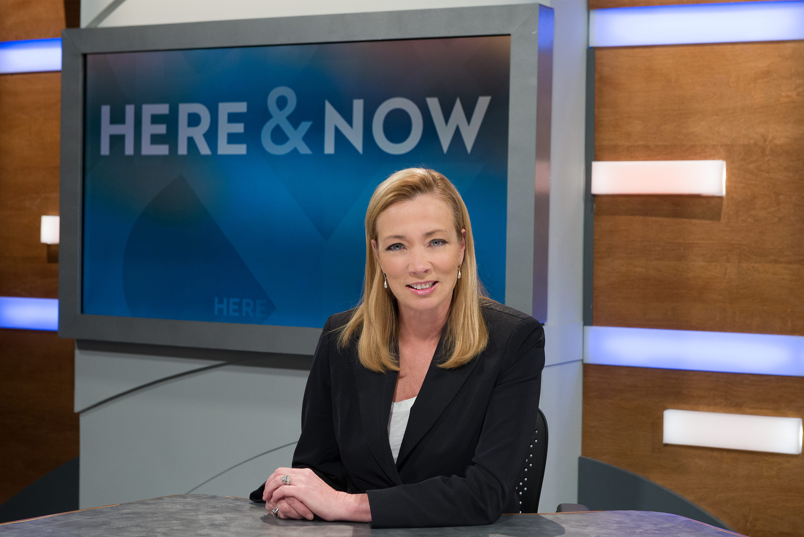Here & Now anchor Frederica Freyberg