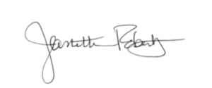 Signature of Jeanette Roberts