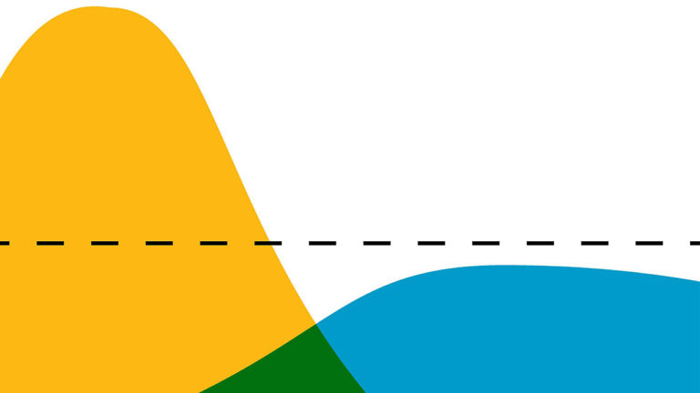 still graphic of curve chart