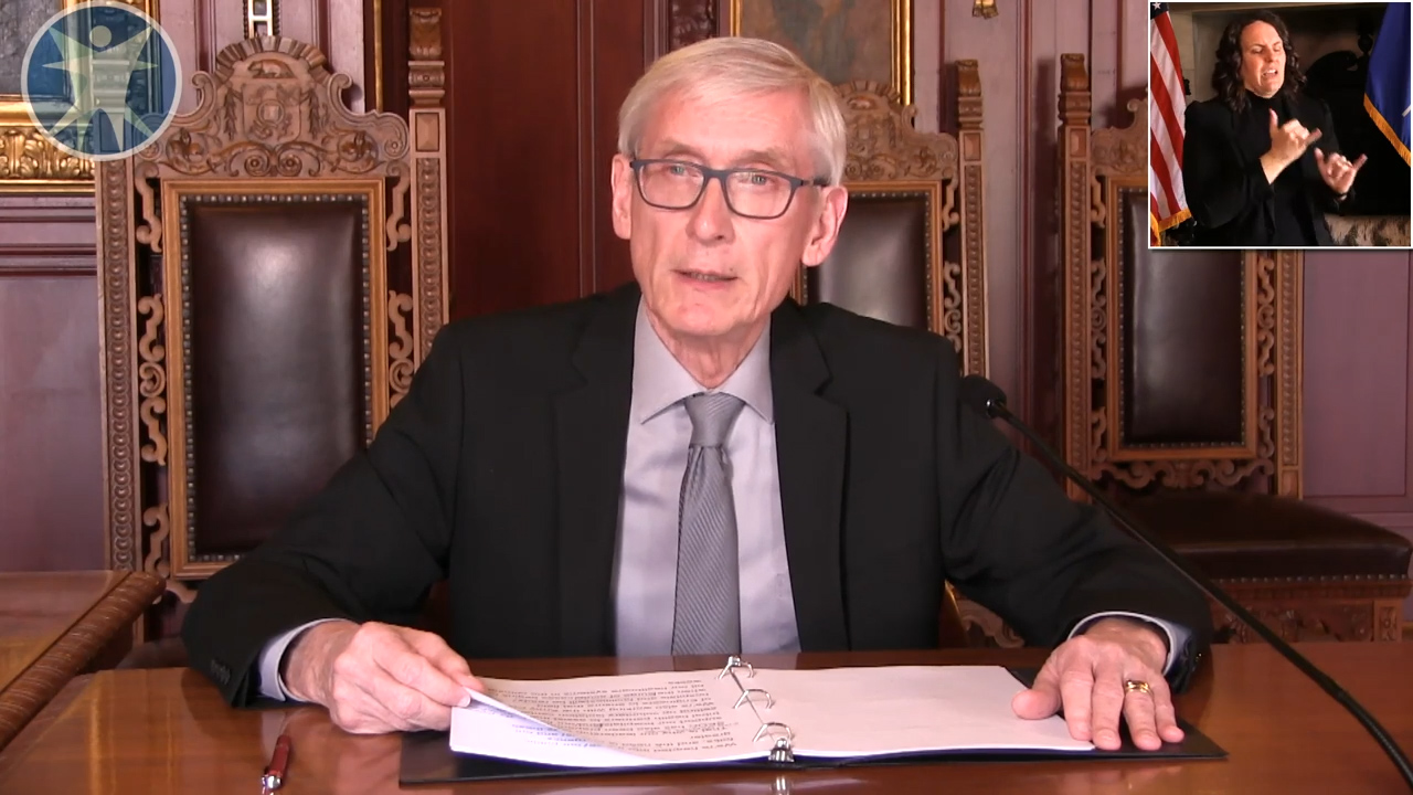 Evers Discusses Federal and State Action on COVID-19