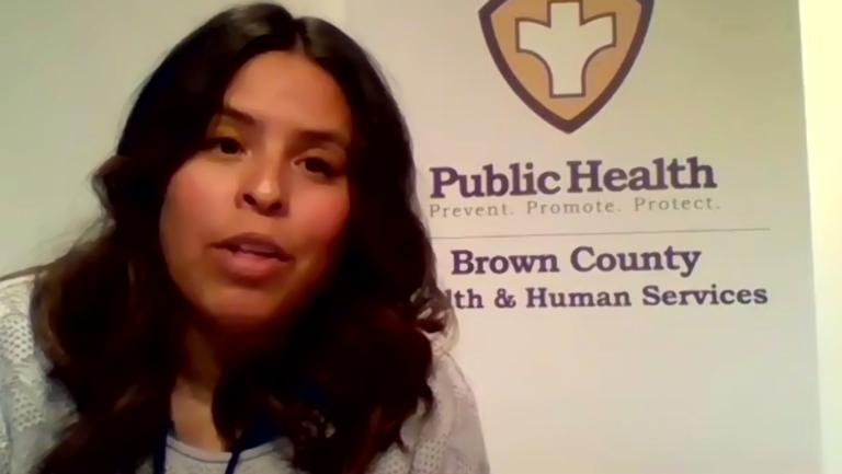 Claire Paprocki, a Brown County public health strategist, says we're trying to be all on the same team and attack this from the same angle, as the county faces an outbreak of COVID-19 cases in meat packing plants. 