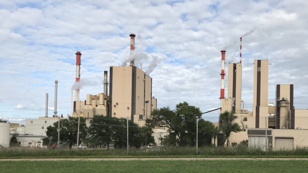 The Verso paper mill is among the largest employers in Wisconsin Rapids. The Ohio-based company announced June 9, 2020 that it would idle mills in Wisconsin Rapids and Duluth, Minnesota, laying off 1,000 workers. (Courtesy: Rob Mentzer / WPR)