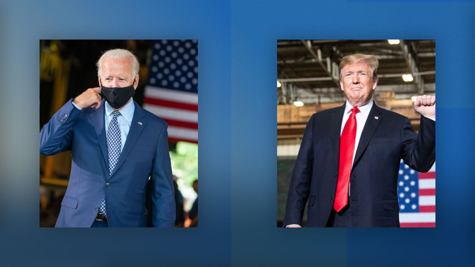 Joe Biden and Donald Trump