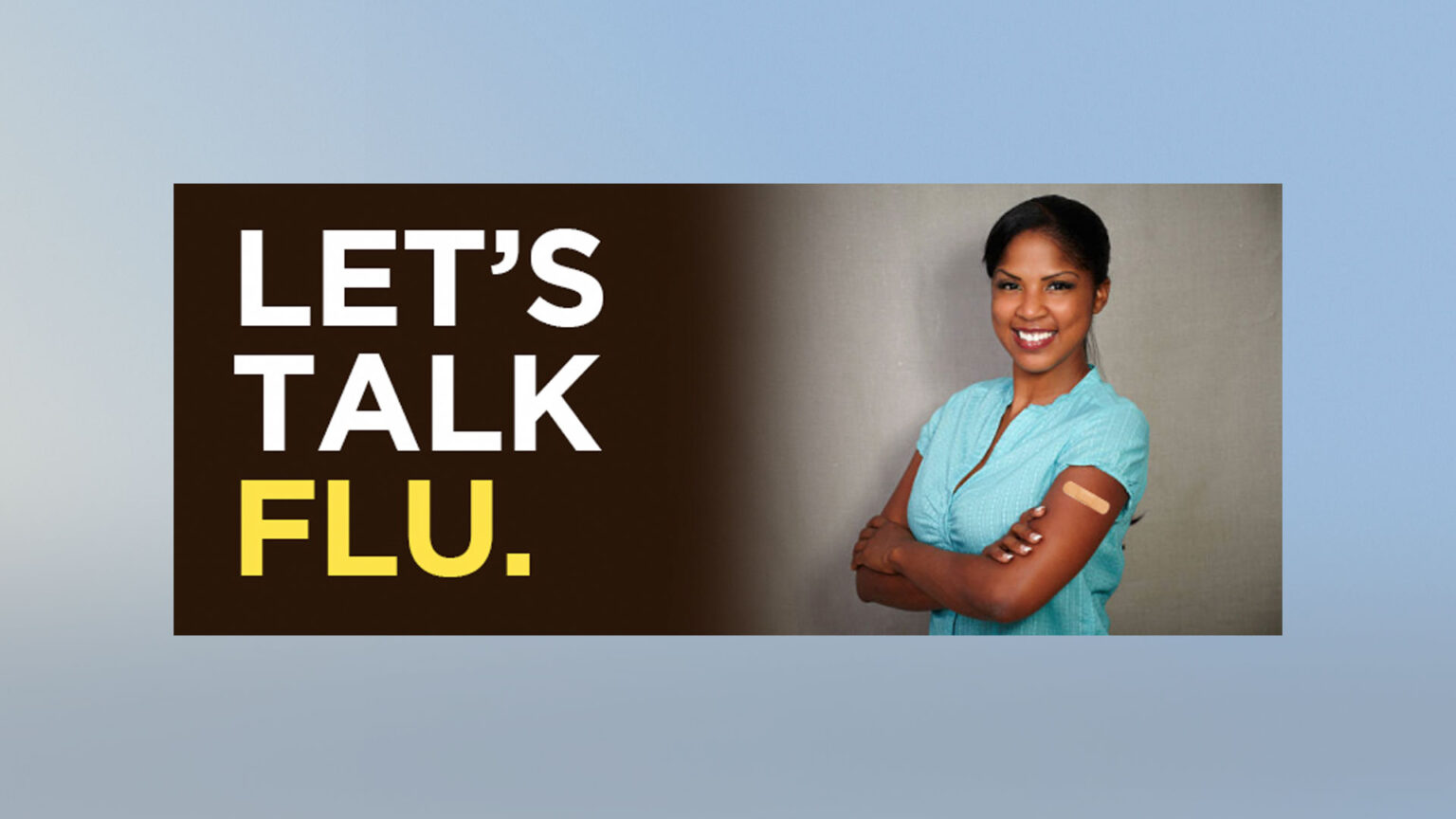 Flu vaccine promotional image