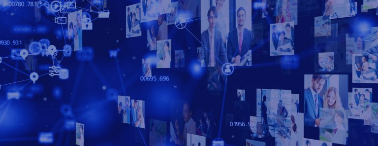 multiple digital screens and icons