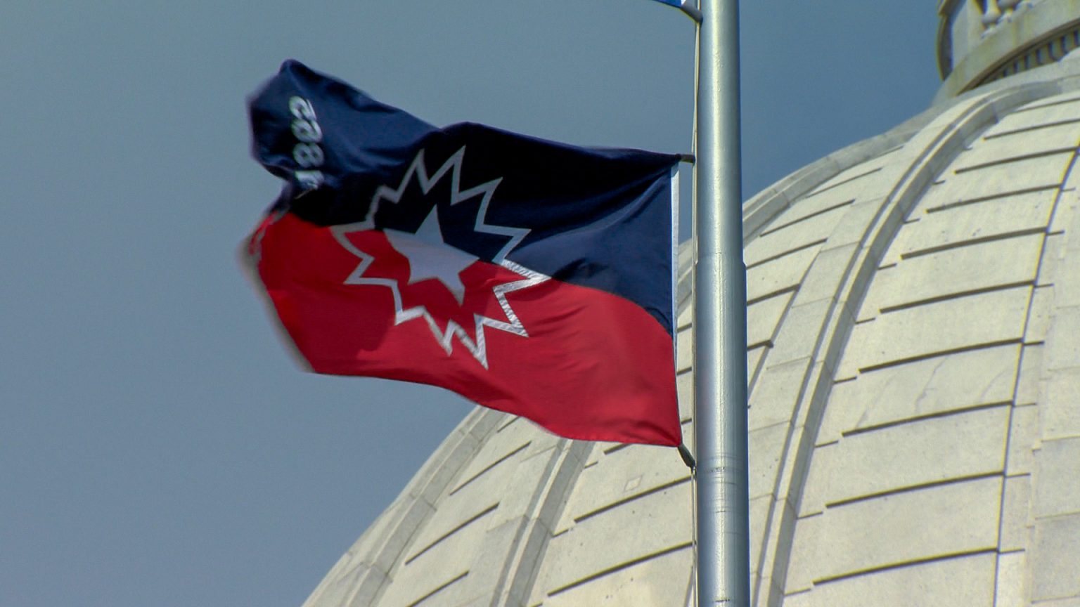 Juneteenth flag flies over Wisconsin Capitol dome