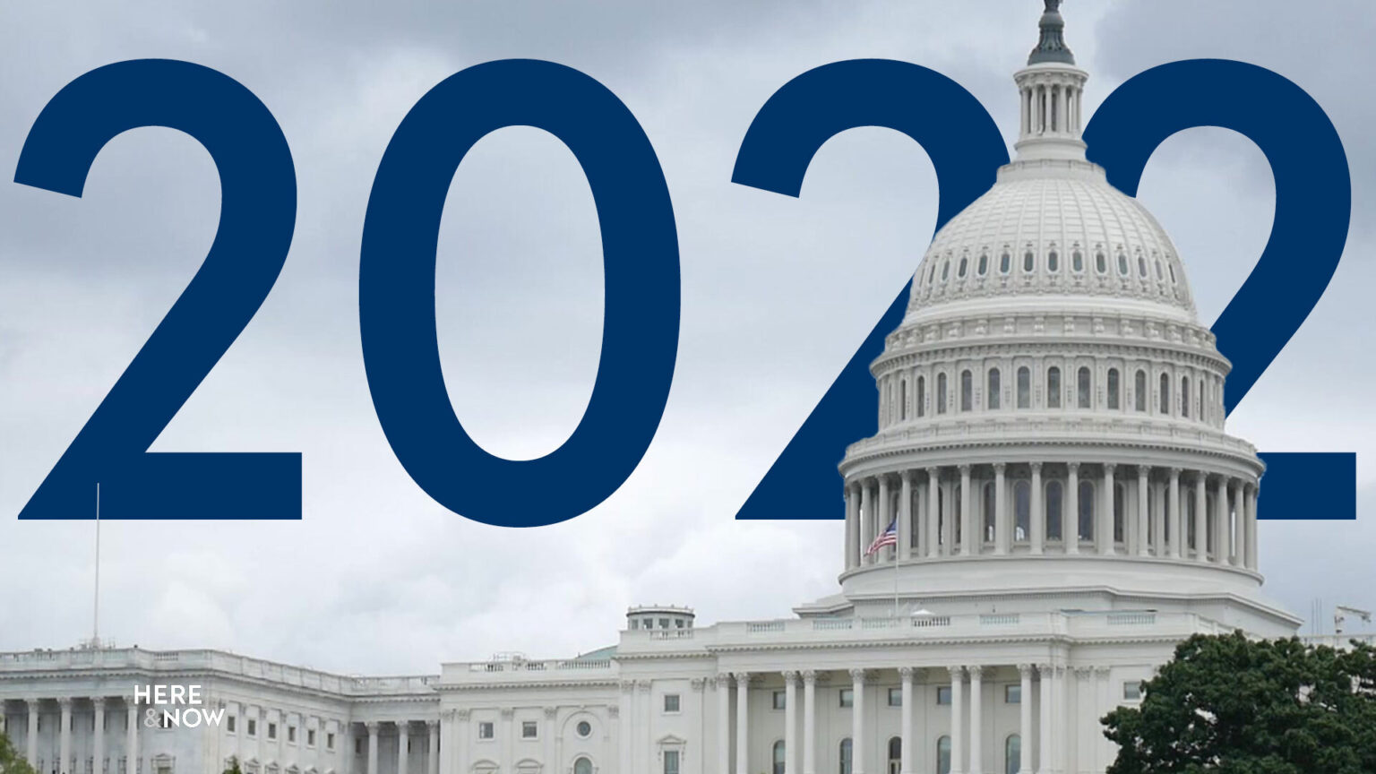 A photo collage features the U.S. Capitol building and dome and 2022 in blue numerals in the background.