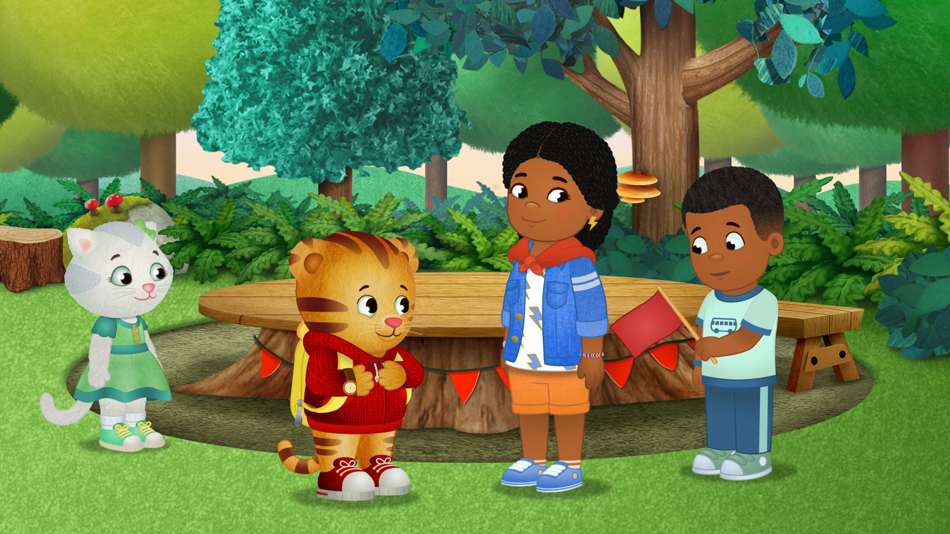 Daniel Tiger and Friends at Day camp
