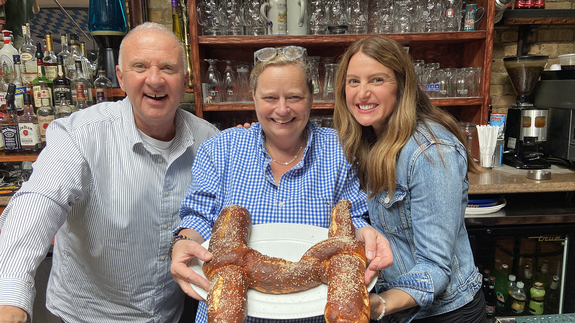 John McGivern and Emmy Fink at Himmel's Chicago. 