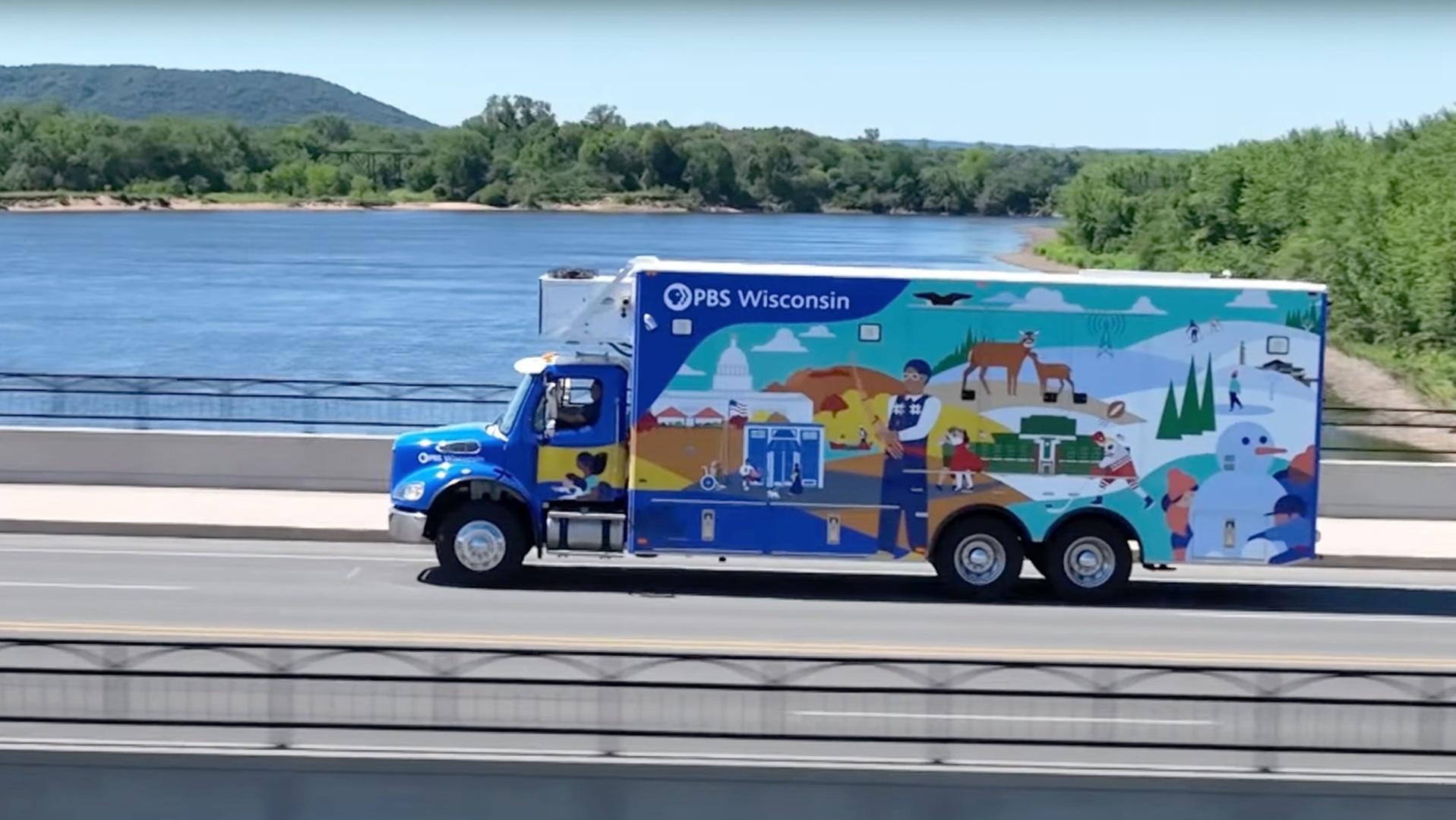 PBS Wisconsin Production Truck