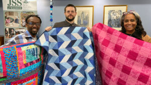 PBS Wisconsin Education and local quilters give new refugee neighbors warm welcome