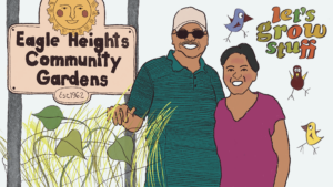 Let’s Grow Stuff Interview: Lata and Tilak grow seeds of India in Eagle Heights Community Gardens