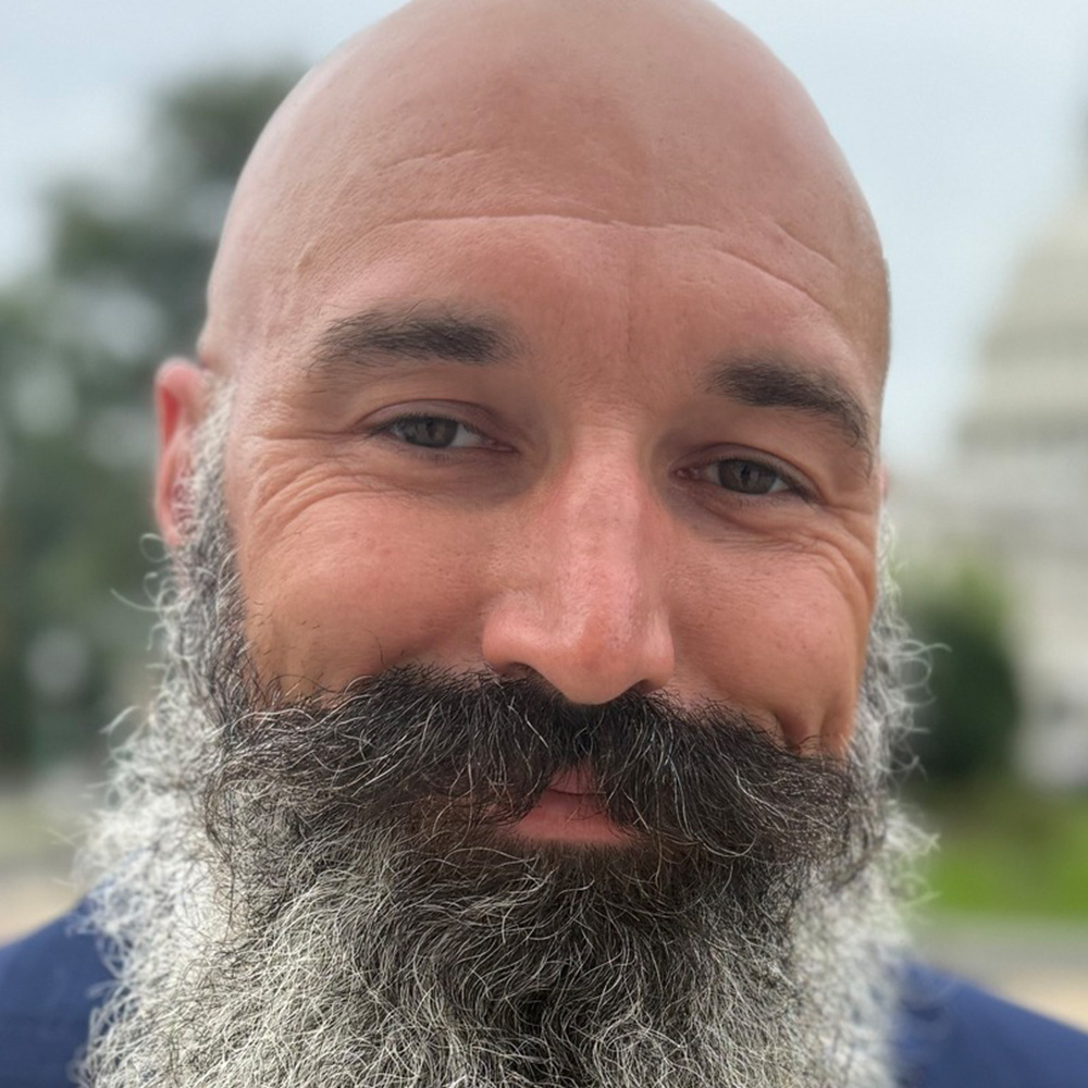 Jake VandenPlas poses for a portrait.