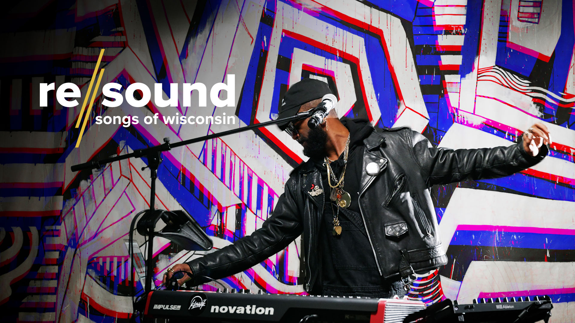 Photo of a DJ spinning music as part of the ReSound project.