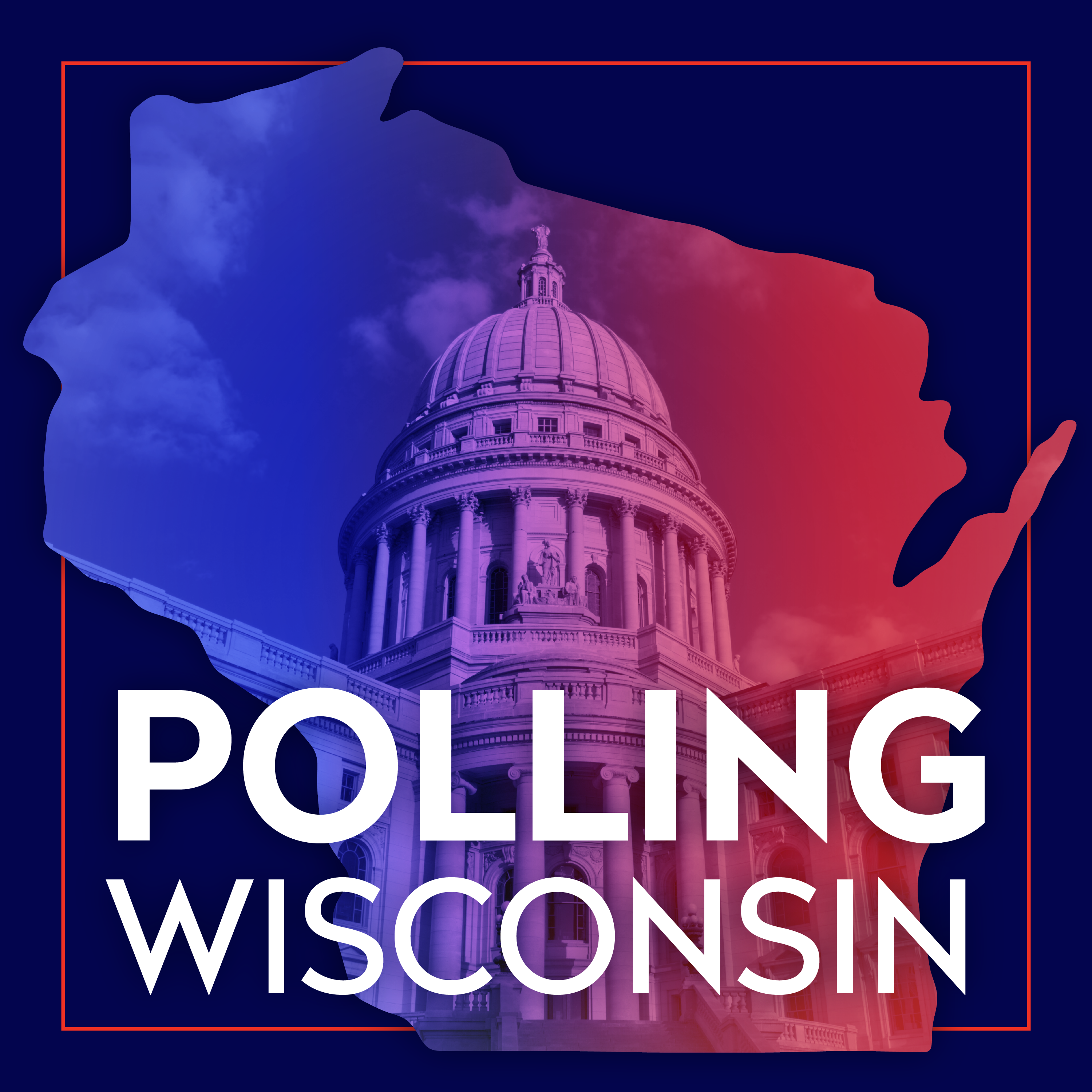 Logo for the Polling Wisconsin Podcast