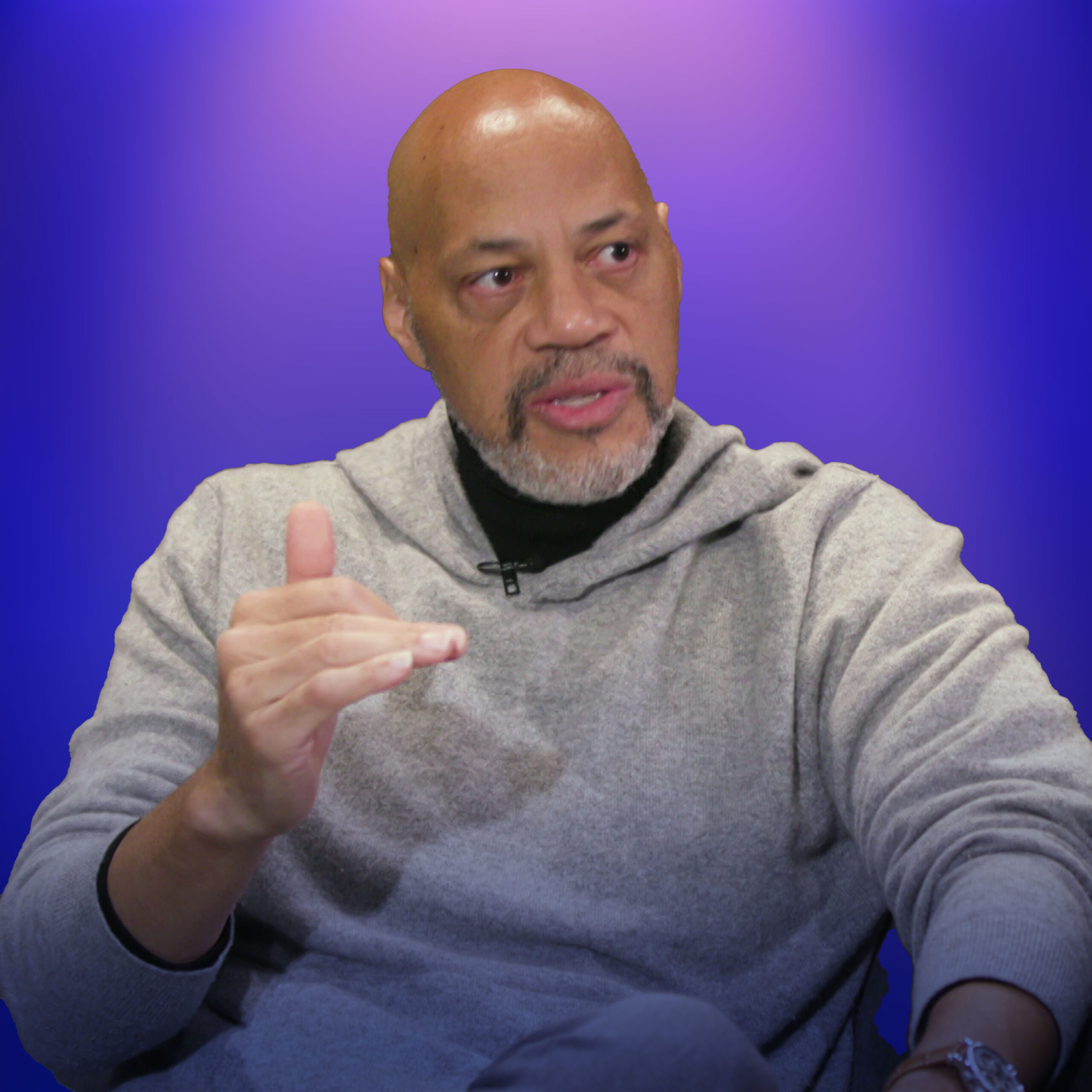 Logo for the In Focus with John Ridley: Storytelling, film and community Podcast
