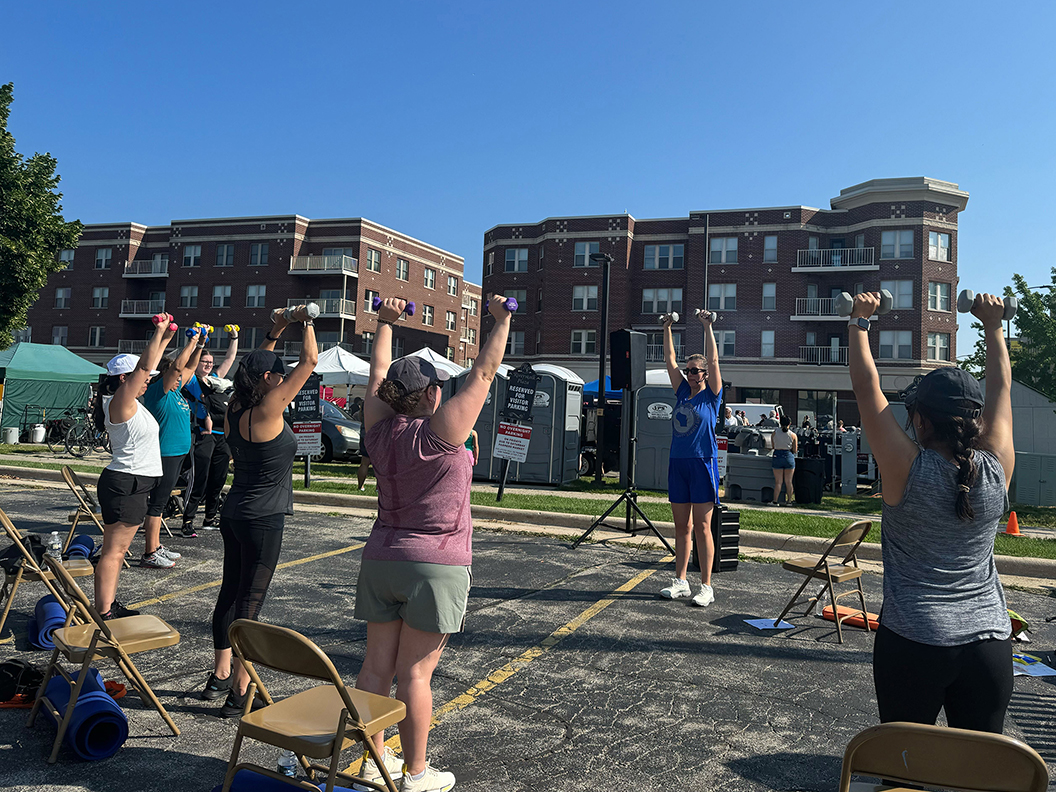 StrongBodies workout class at the Green Bay Farmers Market. (Source: PBS Wisconsin)