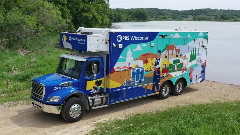 PBS Wisconsin Production Truck