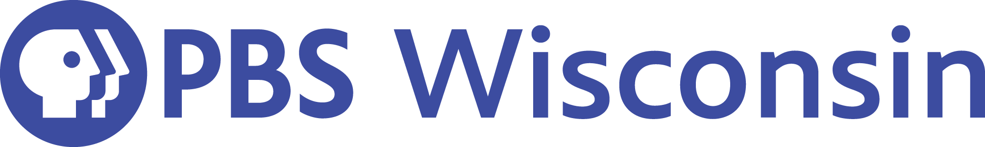 PBS Wisconsin logo with stylized white profile of a face in a blue circle next to bold blue text reading ‘PBS Wisconsin’.