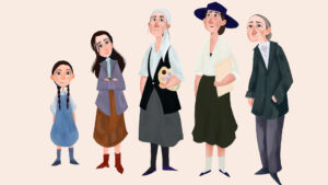 Illustrating an art icon: Beth Leak captures Georgia O’Keeffe for ‘Wisconsin Biographies’