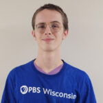 Curran Frank Portrait of PBS Wisconsin canvas team member Curran Frank.