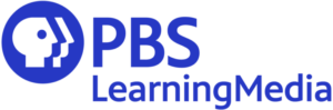 Blue text PBS logo reading "PBS Learning Media"