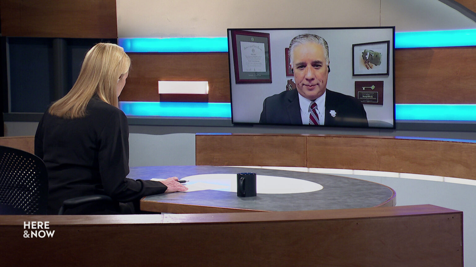 Frederica Freyberg and Darryl Morin (Credit: PBS Wisconsin) Frederica Freyberg and Darryl Morin (Credit: PBS Wisconsin)