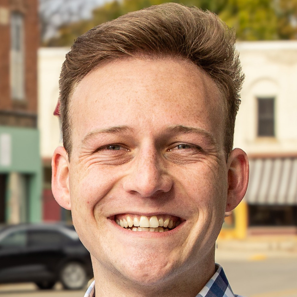 Dylan Helmenstine poses for a portrait.