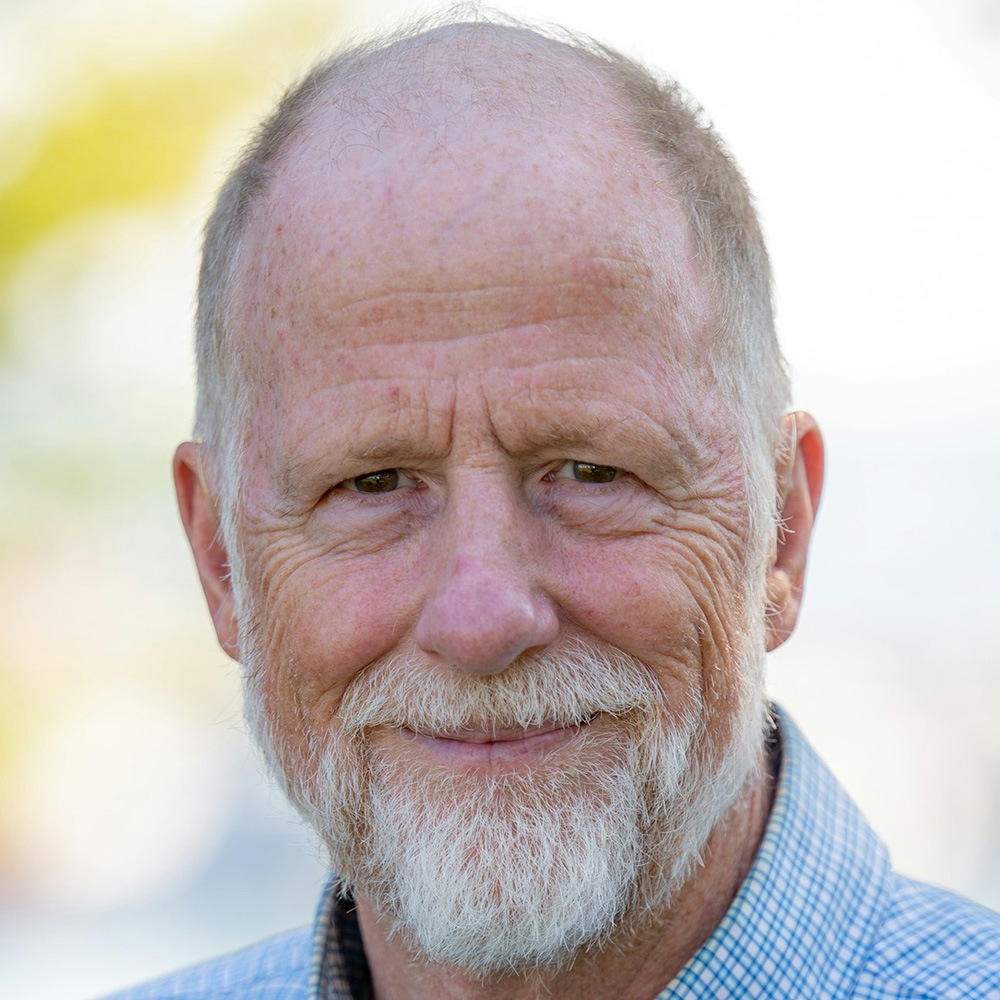 Fred Clark poses for a portrait taken by Jeremy Oswald.