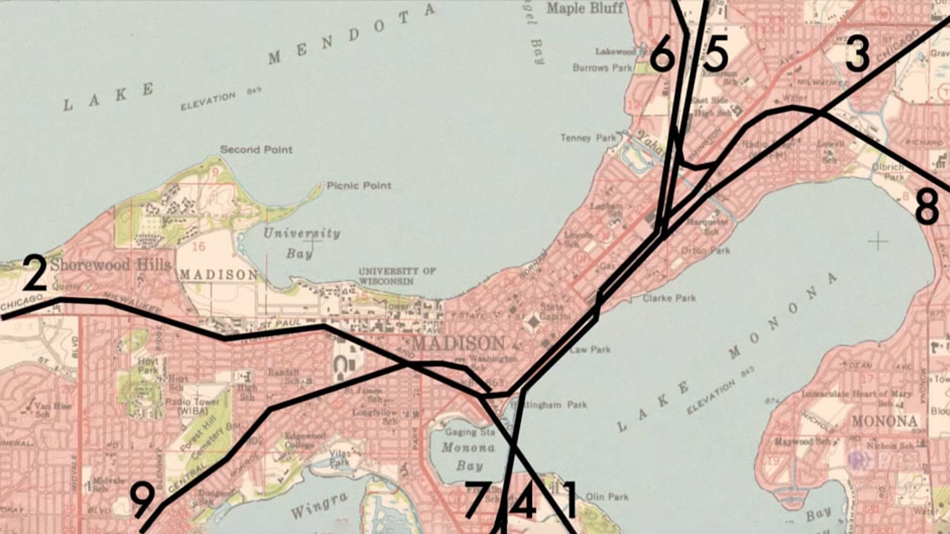 Railroads of Madison and South Central Wisconsin