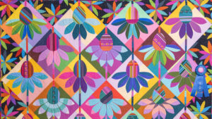 (Credit: Echinacea Quilt by Lorraine Stenoish. Quilted by Wendy Fuller.)