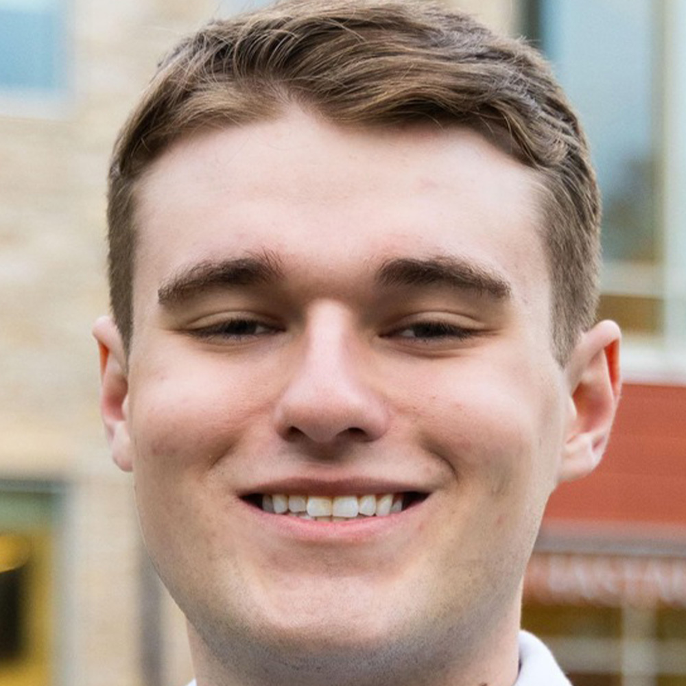 Dylan Pffafenbach poses for a portrait.