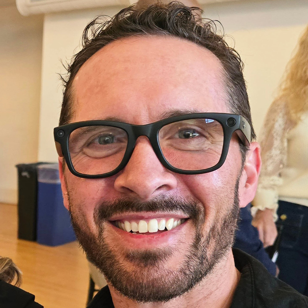 Travis Retzlaff poses for a portrait.