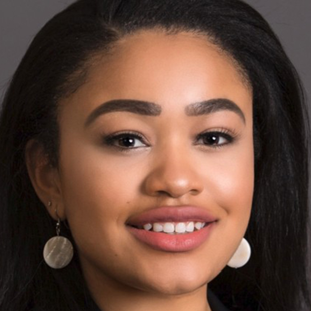 Yasmine Outlaw poses for a portrait.