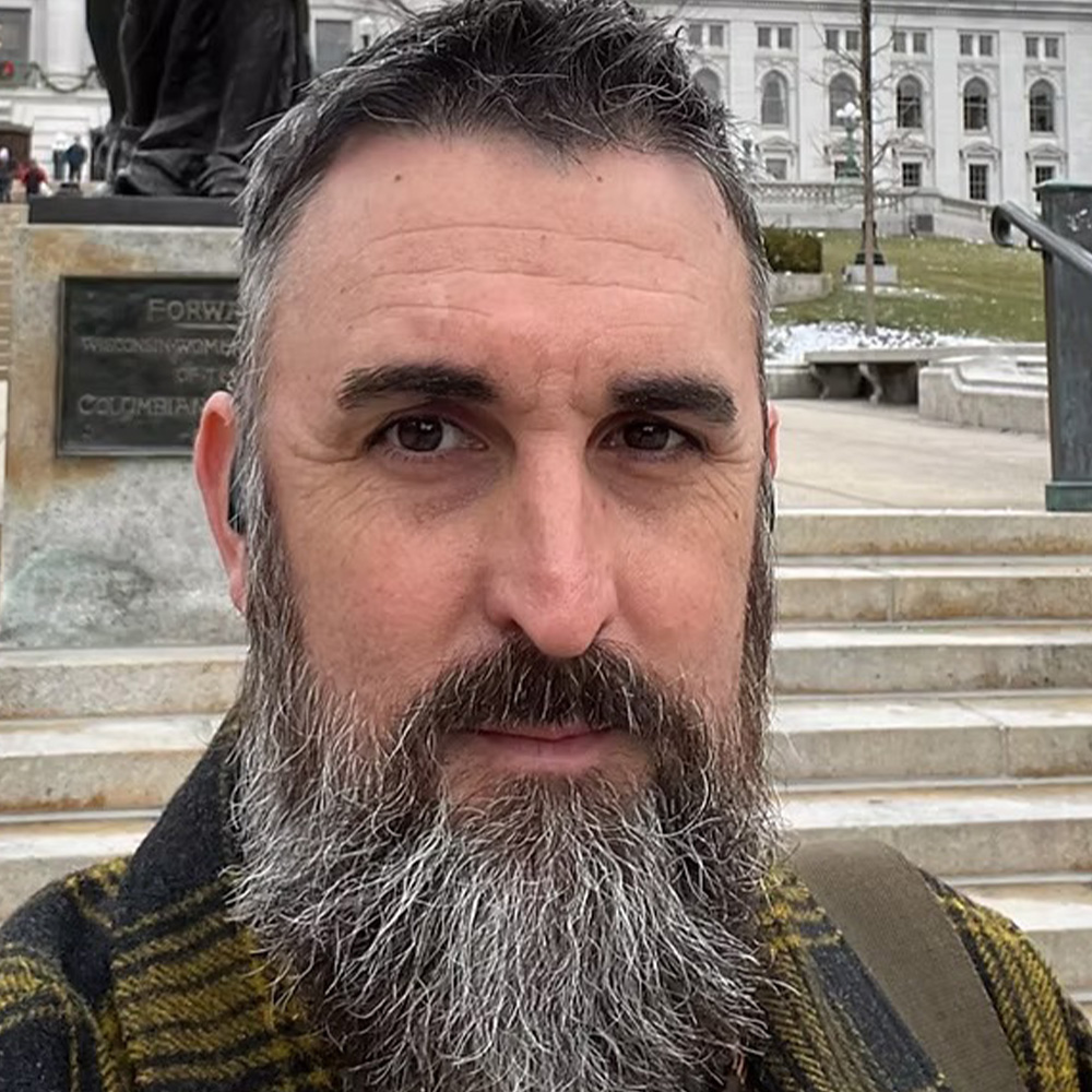Ben Gruber poses for a portrait.